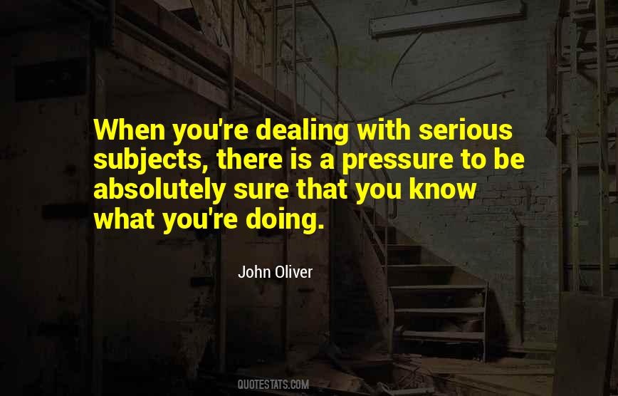 Quotes About Serious Subjects #1418402