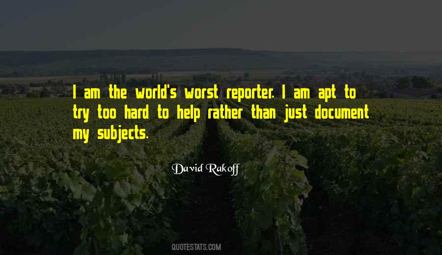 Quotes About Serious Subjects #147458