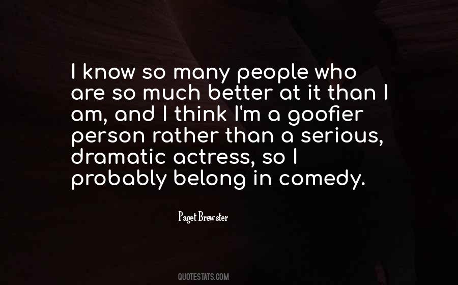 Quotes About Serious People #332895