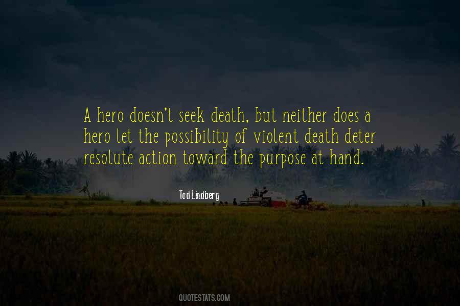 Death Of A Hero Quotes #249915
