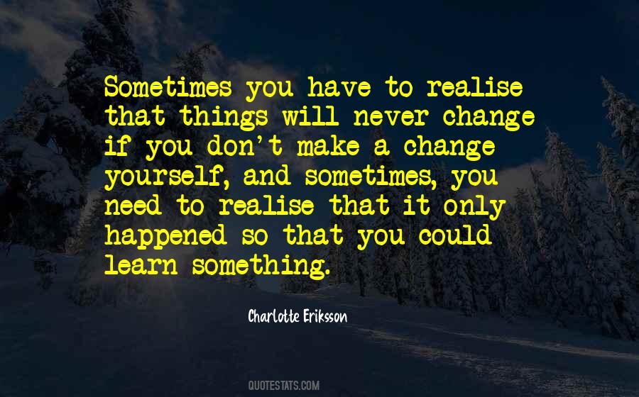 Quotes About Change Yourself #1192011
