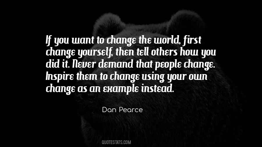 Quotes About Change Yourself #1695332
