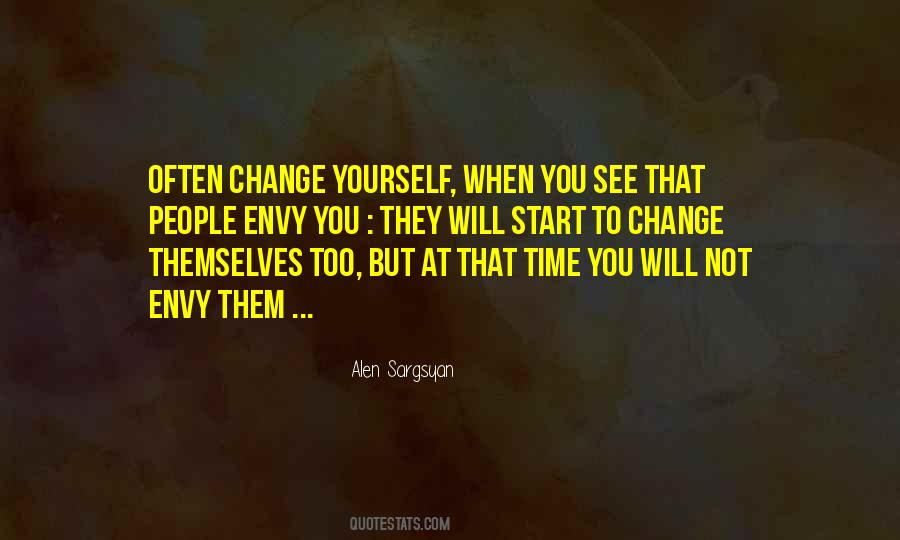Quotes About Change Yourself #671911