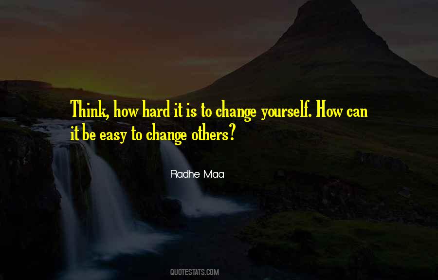 Quotes About Change Yourself #906867