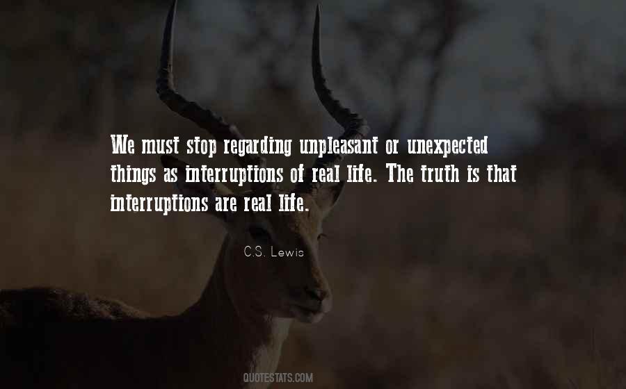 Quotes About Unexpected Life #517799