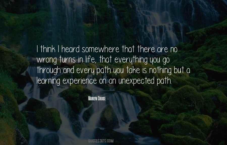 Quotes About Unexpected Life #720283