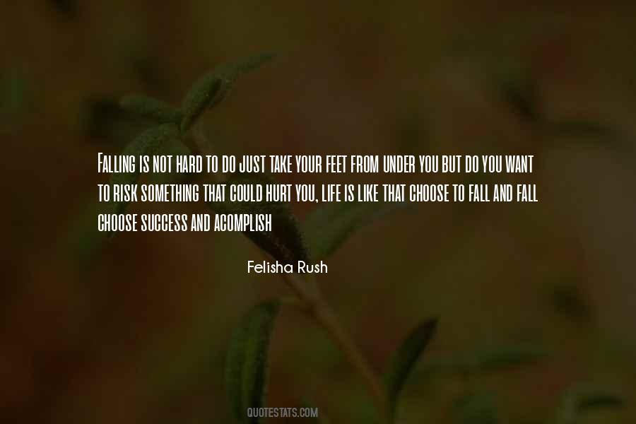 Risk Of Falling Quotes #1303882