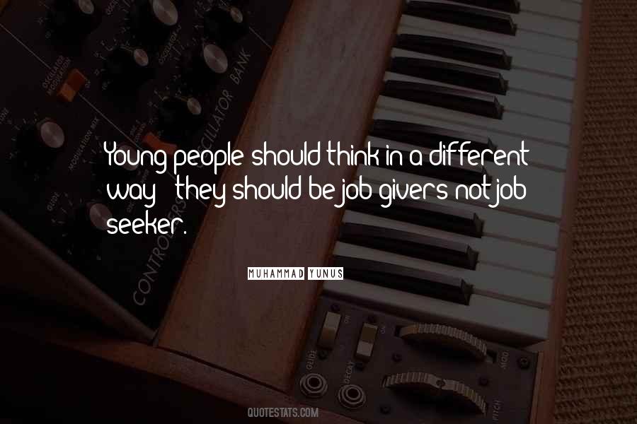 Different Jobs Quotes #46738