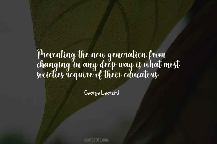 Quotes About Generations Changing #199267
