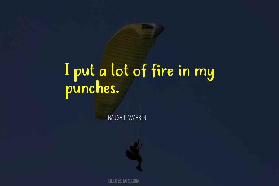 Quotes About Punches #12037