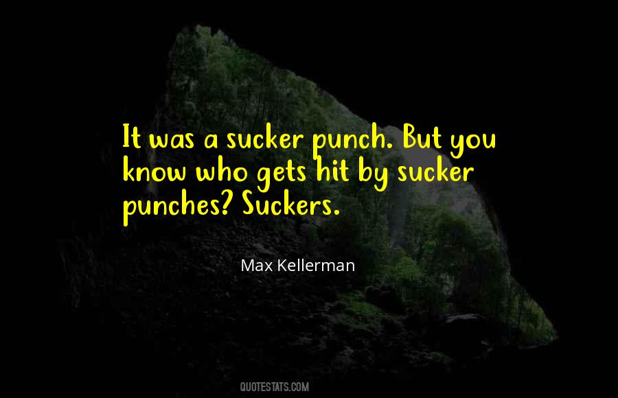 Quotes About Punches #493297
