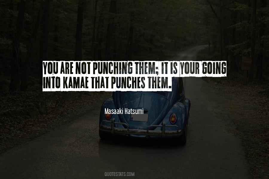 Quotes About Punches #505116