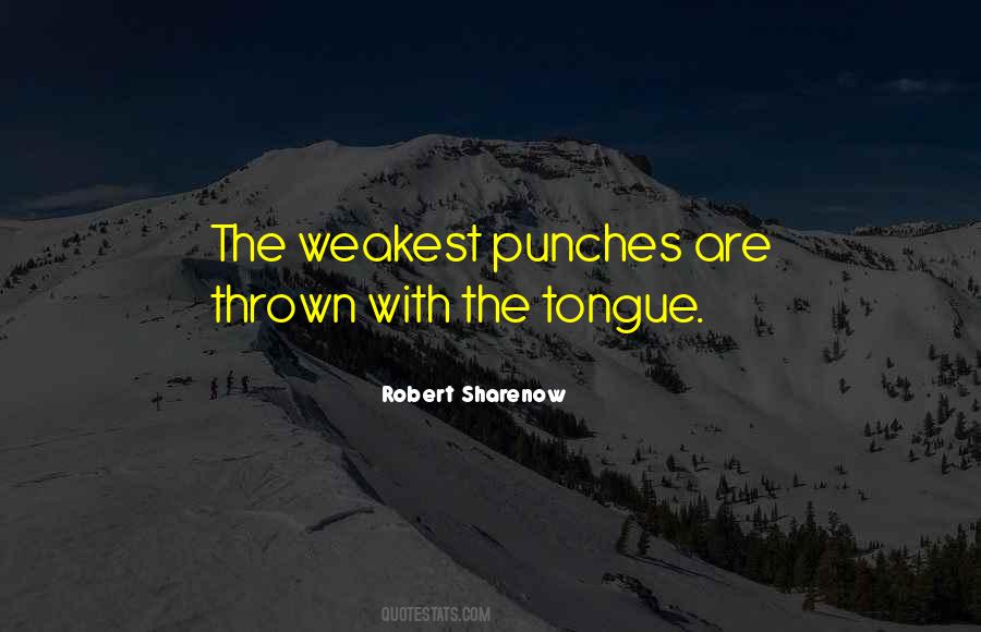 Quotes About Punches #670149