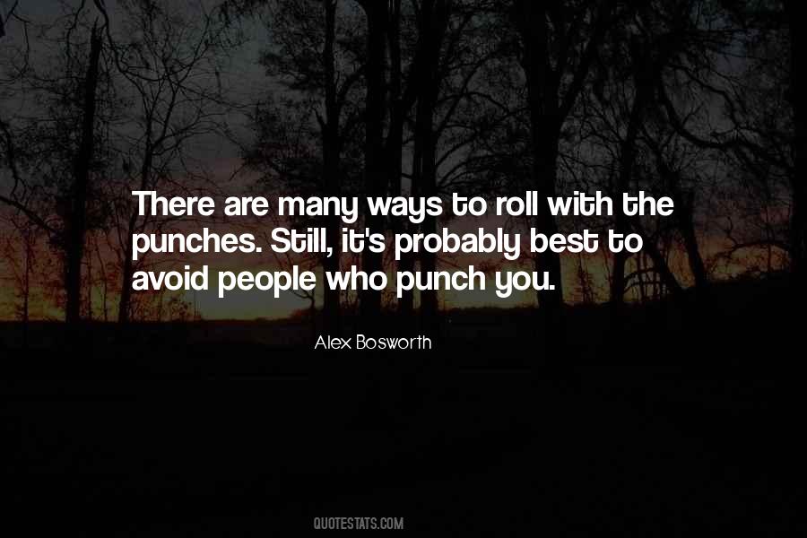 Quotes About Punches #707816