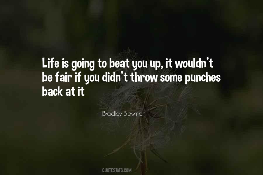 Quotes About Punches #82812