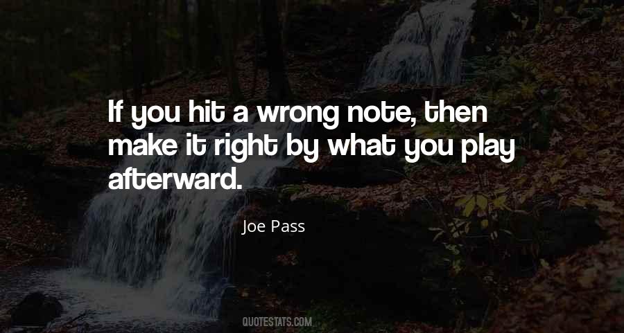 Right Note Quotes #594778