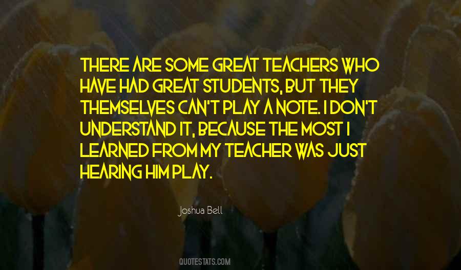 Quotes About Great Teachers #1044