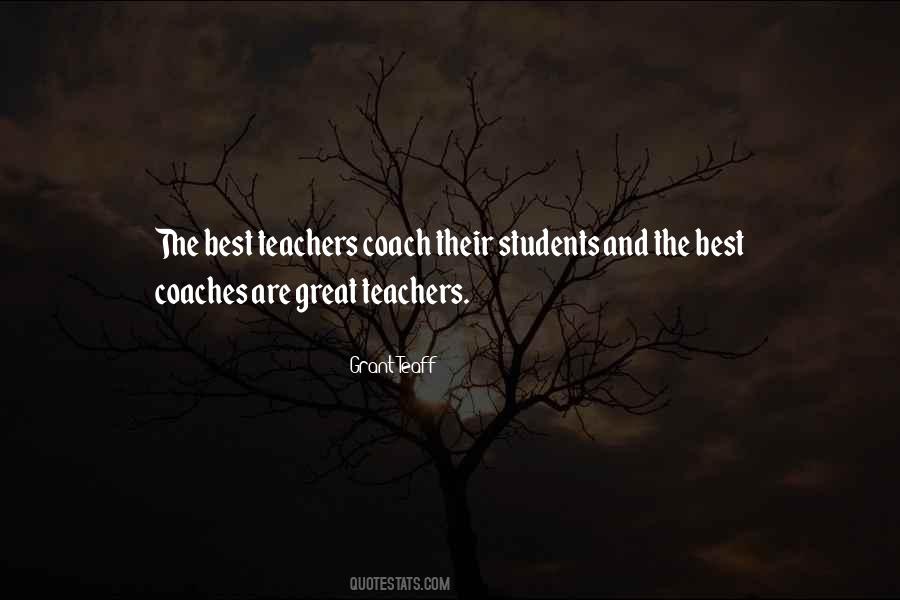 Quotes About Great Teachers #1586435