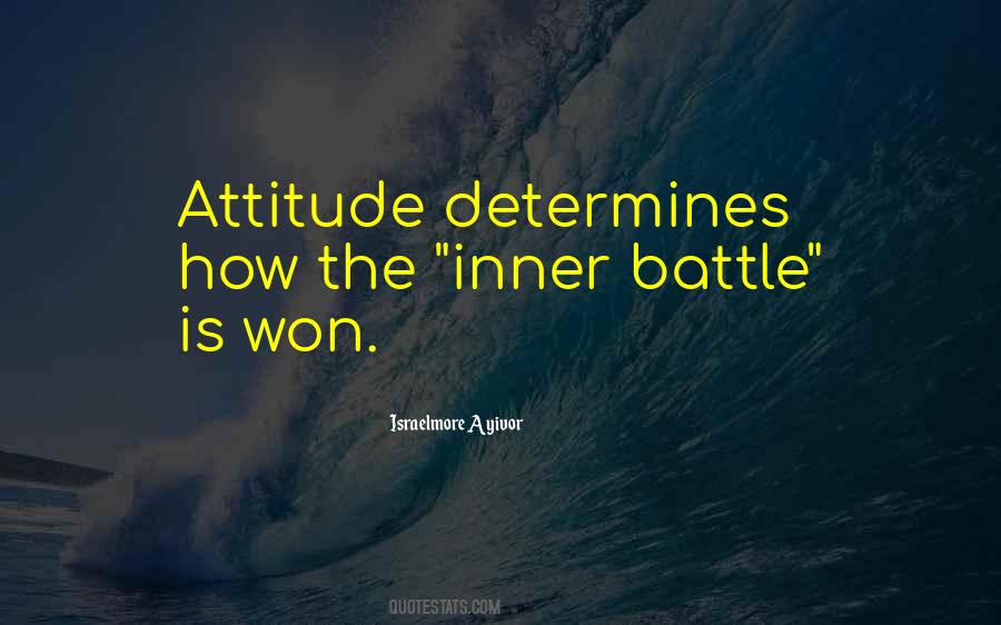 Inner Attitude Quotes #1222870