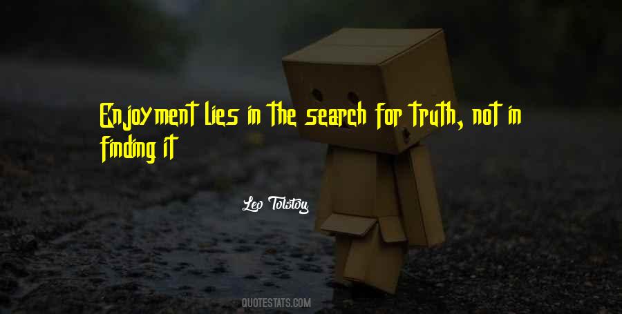 Quotes About Finding The Truth #745101