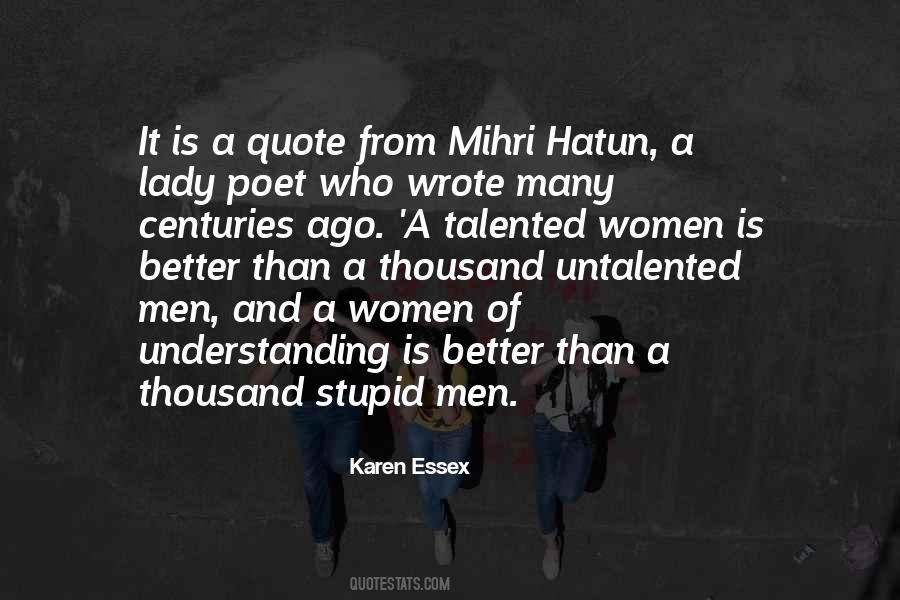 Talented Women Quotes #824519