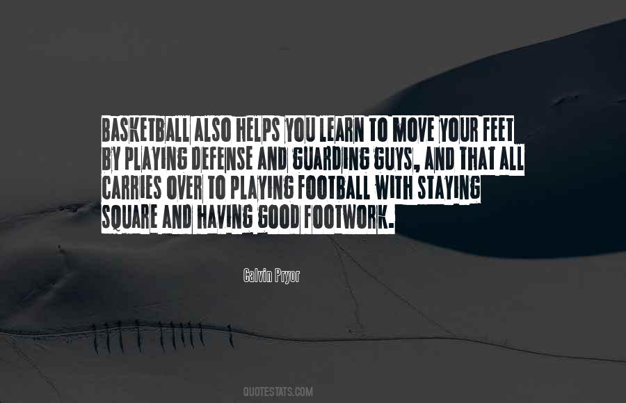 Basketball Footwork Quotes #528632