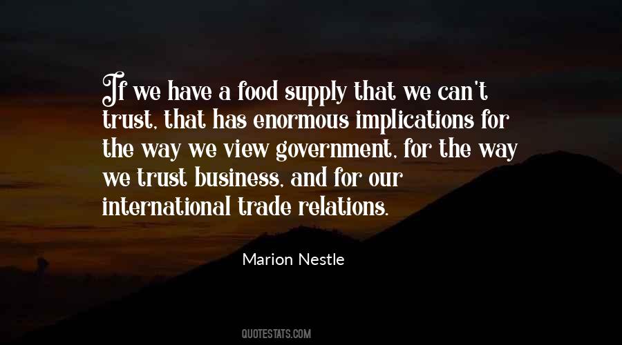 Quotes About The Food Business #685498