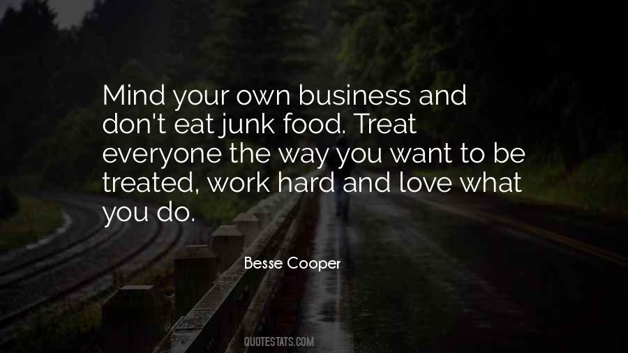 Quotes About The Food Business #766938