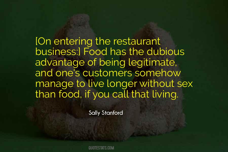 Quotes About The Food Business #816143