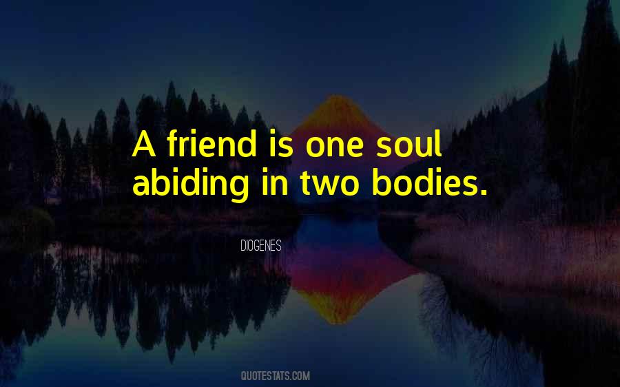 One Soul In Two Bodies Quotes #1479624