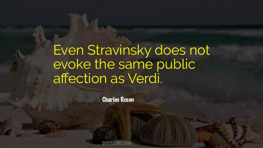 Quotes About Stravinsky #113235