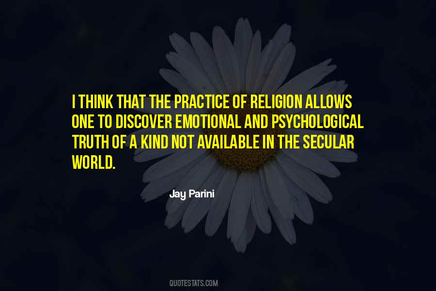 Kind A Religion Quotes #243608