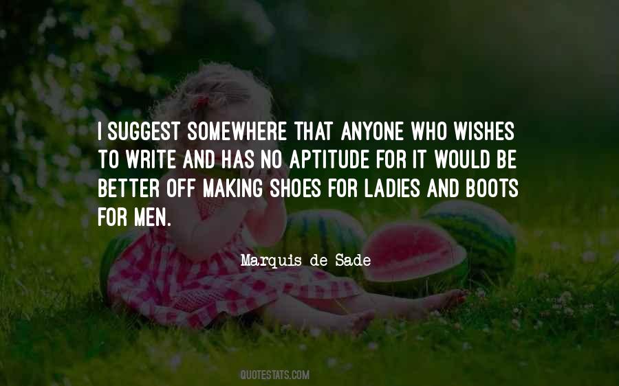 Quotes About Men's Shoes #12017