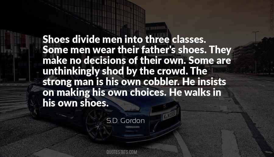 Quotes About Men's Shoes #833007