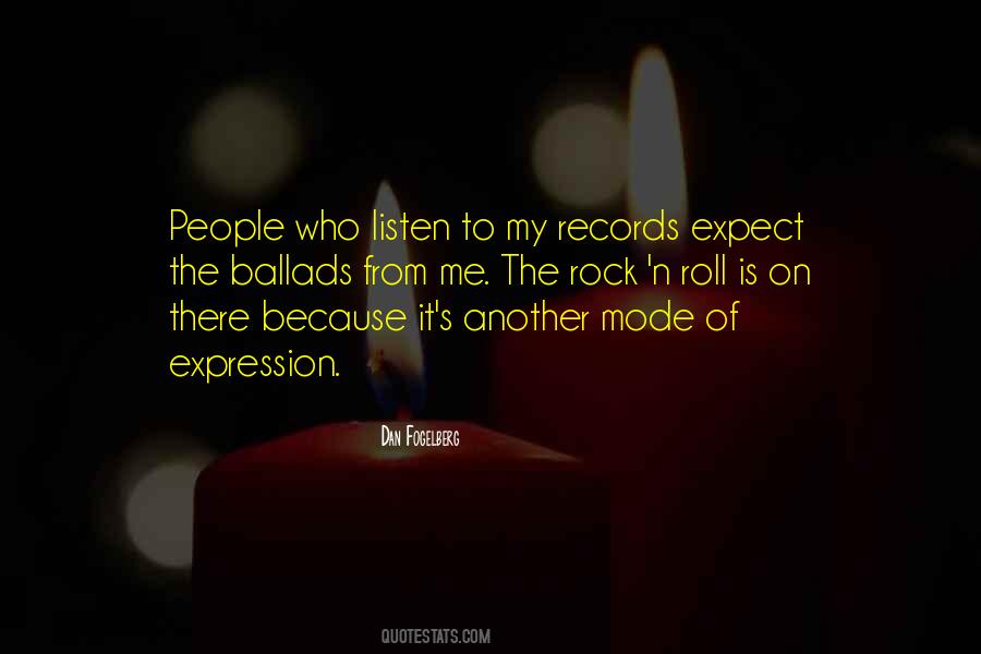 Expect From Me Quotes #1004564