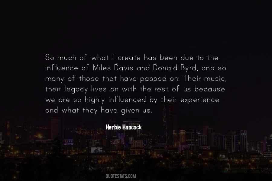 Quotes About Music Influence #1217377