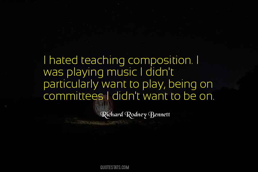 Quotes About Composition Music #673825