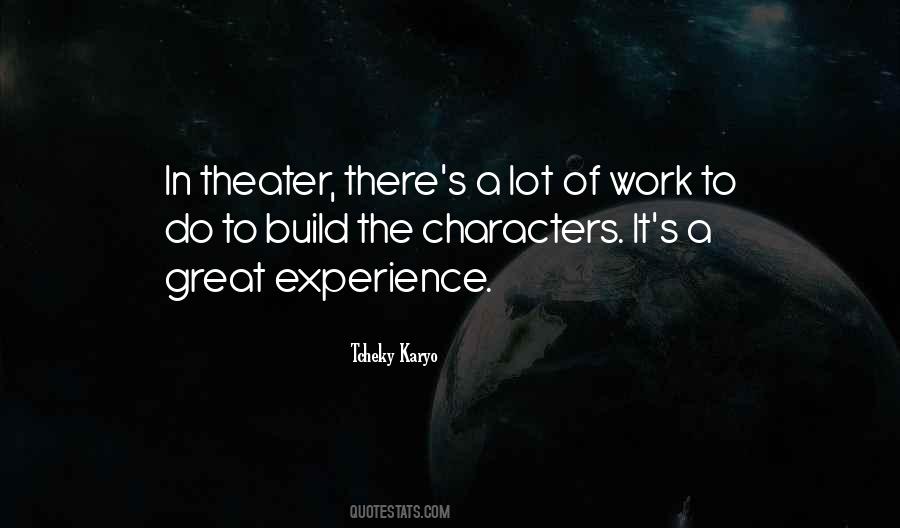 Great Theater Quotes #286017