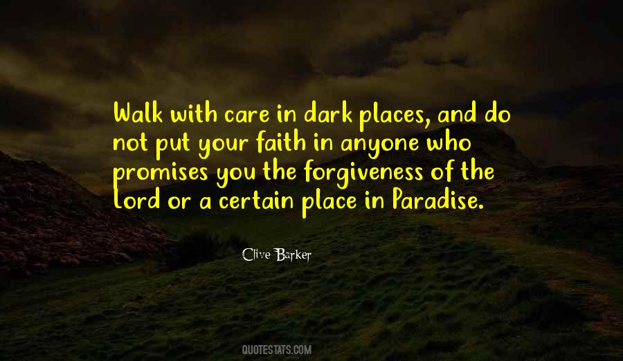 Quotes About Dark Places #1413260