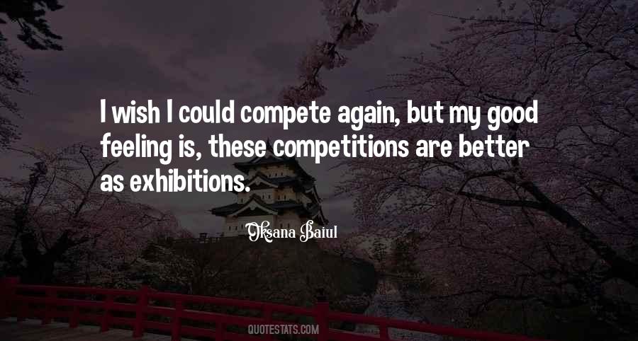 Quotes About Competitions #620507