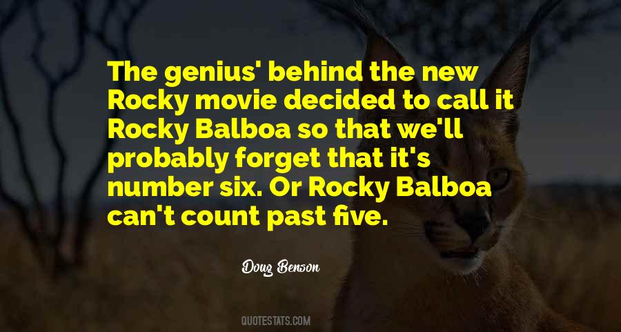 Quotes About Rocky Balboa #1339402