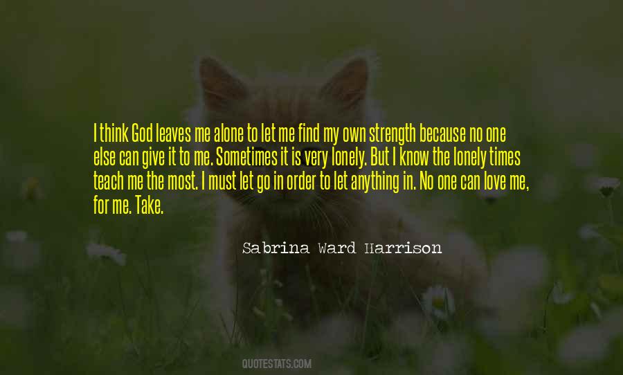 Quotes About Letting God #378759