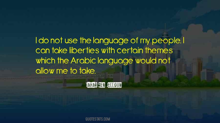 Quotes About Arabic Language #118880