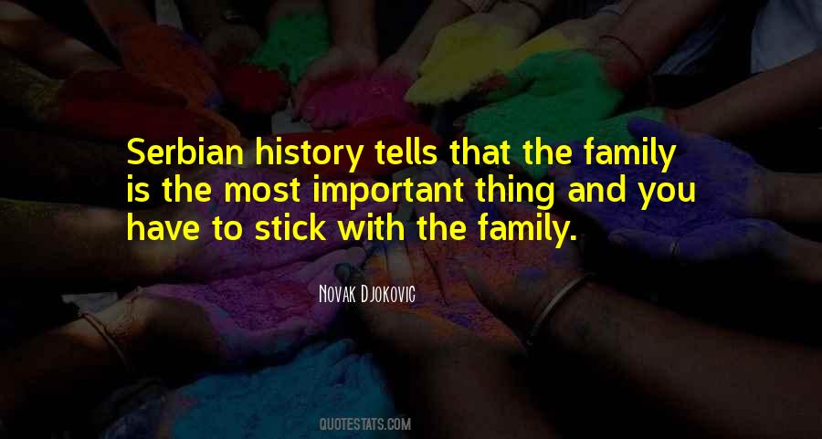 Quotes About Serbian Family #1554317