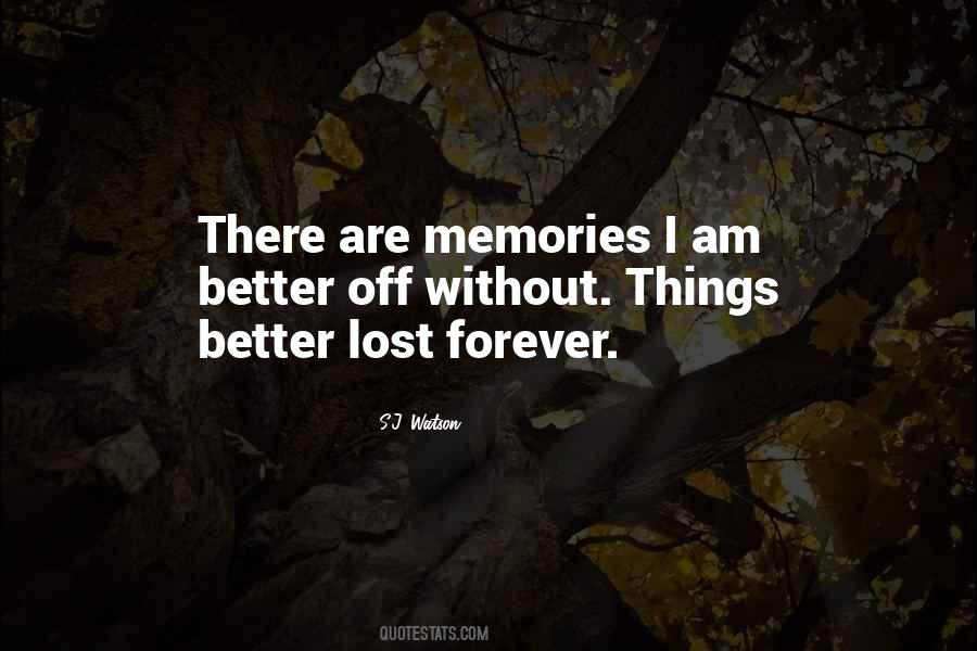 Lost Forever Quotes #1551053