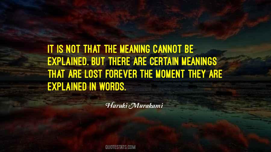 Lost Forever Quotes #289170