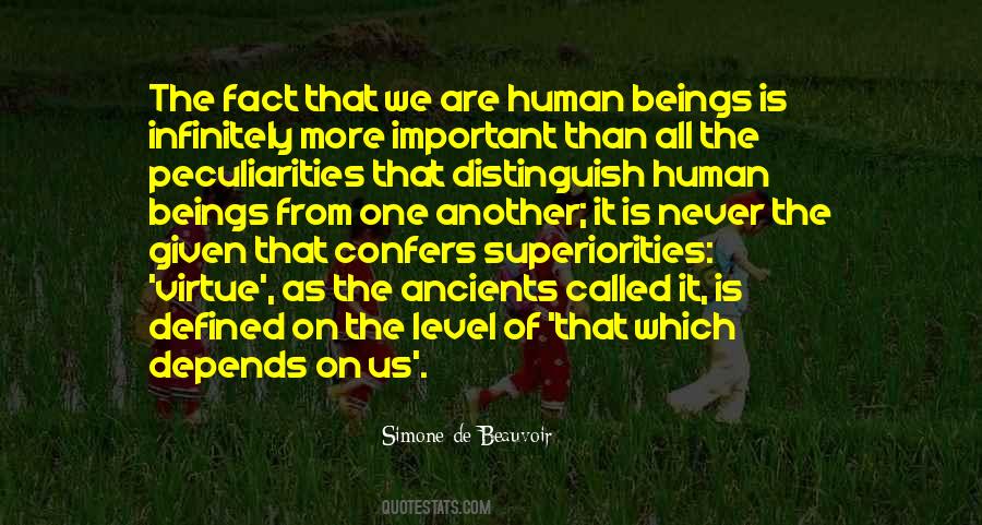 We Are Human Beings Quotes #1421598