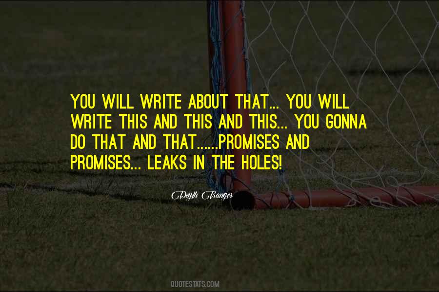 And Promises Quotes #1502351