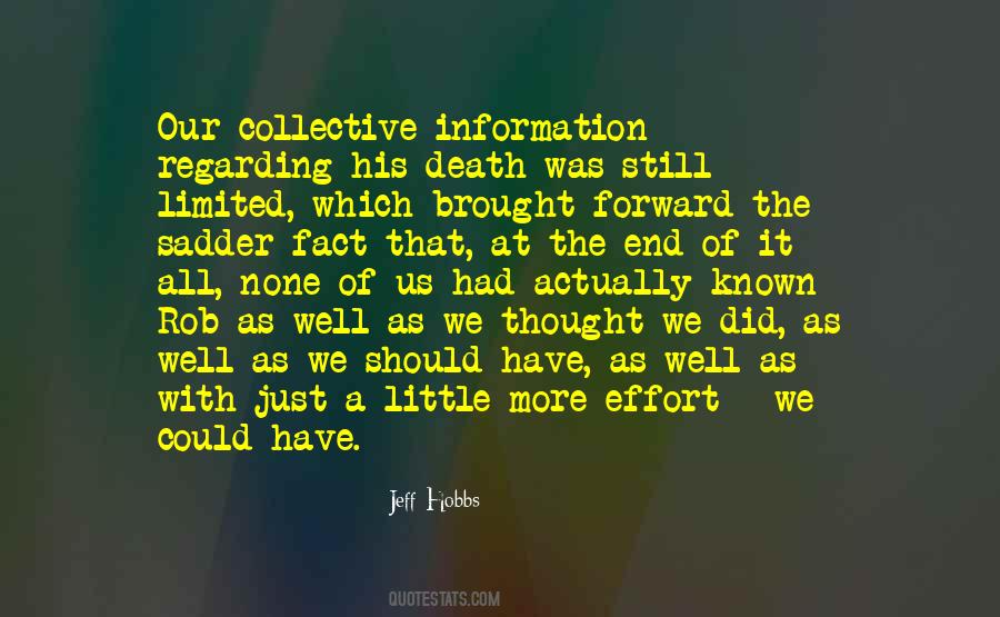 Quotes About Collective Effort #1130779