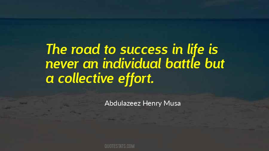 Quotes About Collective Effort #353029